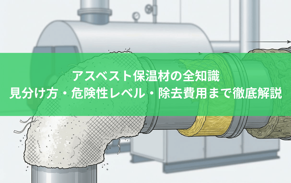 アスベスト保温材の全知識｜見分け方・危険性レベル・除去費用まで徹底解説